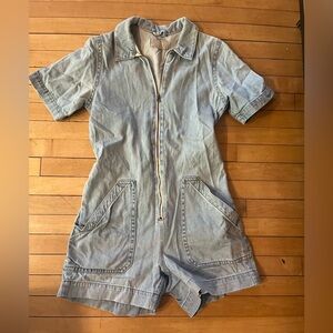 Everlane Denim Short Boilersuit